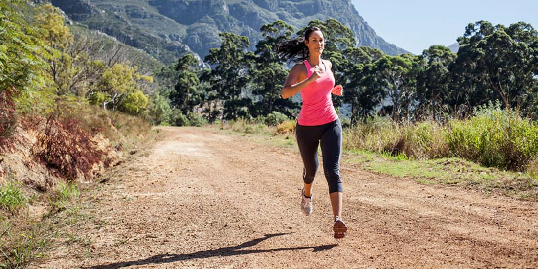 Frau beim Joggen