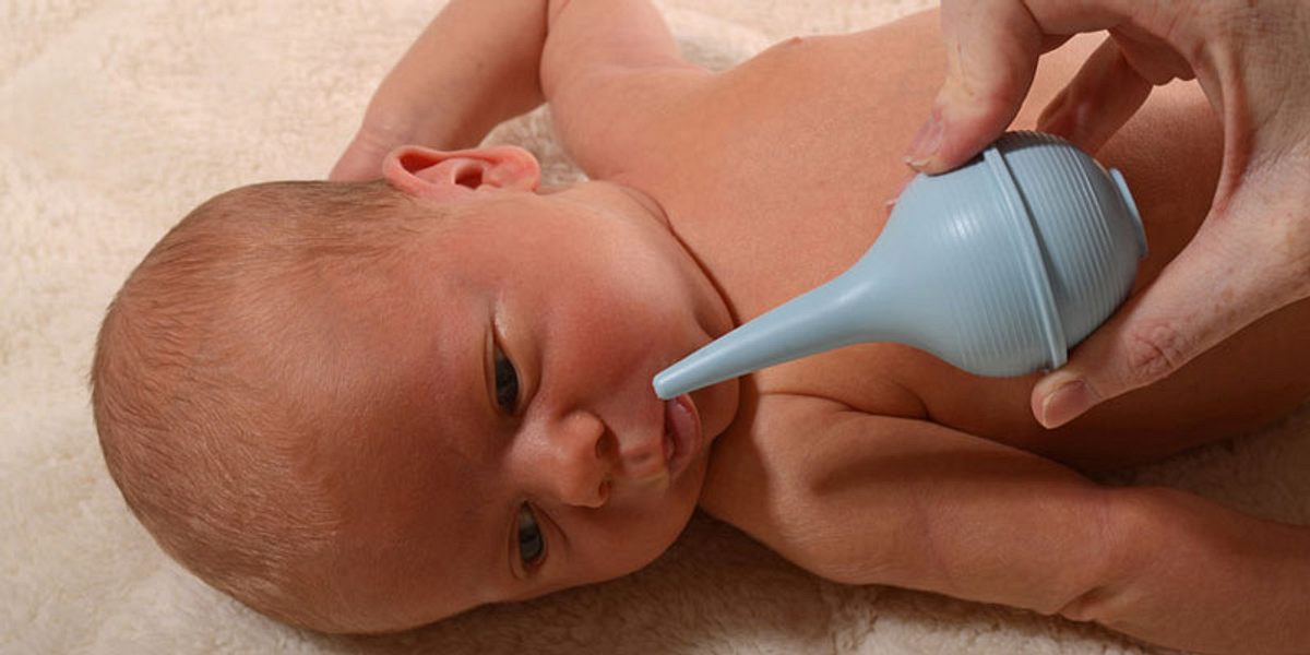 Baby Säuglingsschnupfen Nasenballon Absaugen