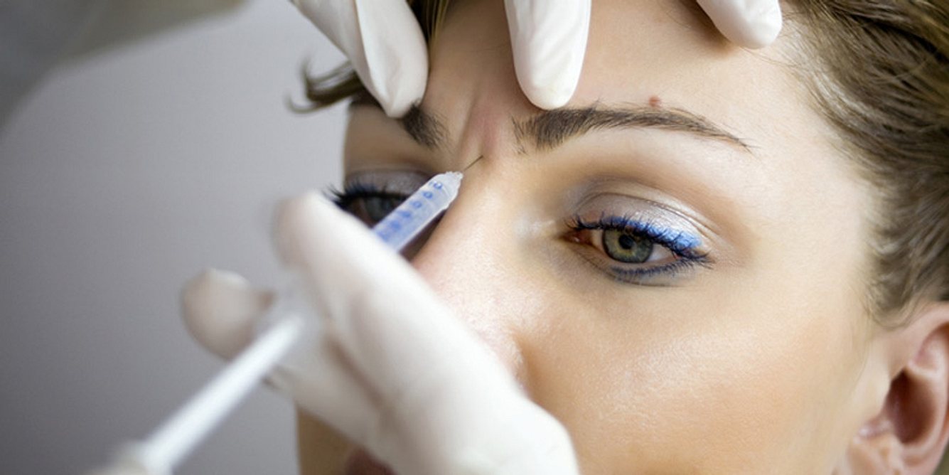 Botox für die Stirnfalte