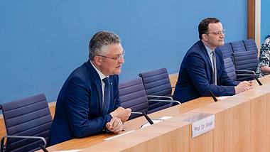 Lothar H. Wieler und Jens Spahn - Foto: IMAGO/Political-Moments
