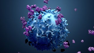 Eine Illustration einer Krebszelle - Foto: istock_Design Cells