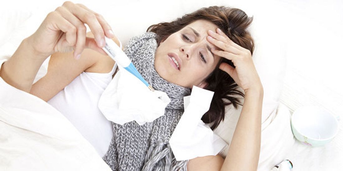 Erhöhte Temperatur als Symptom von rheumatoider Arthritis