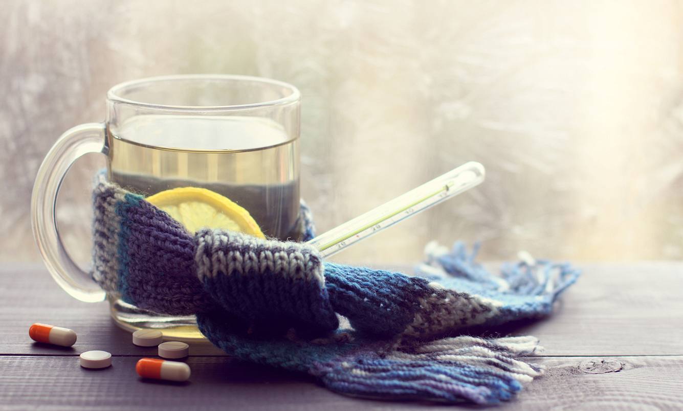 Fieber-Behandlung mit Tee