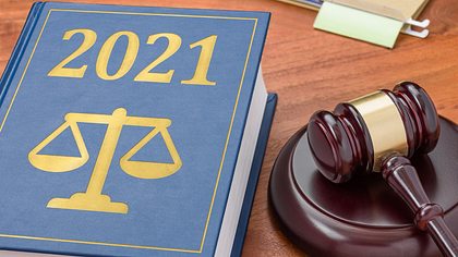 Gesetzesbuch und Hammer - Foto: istock/Zerbor
