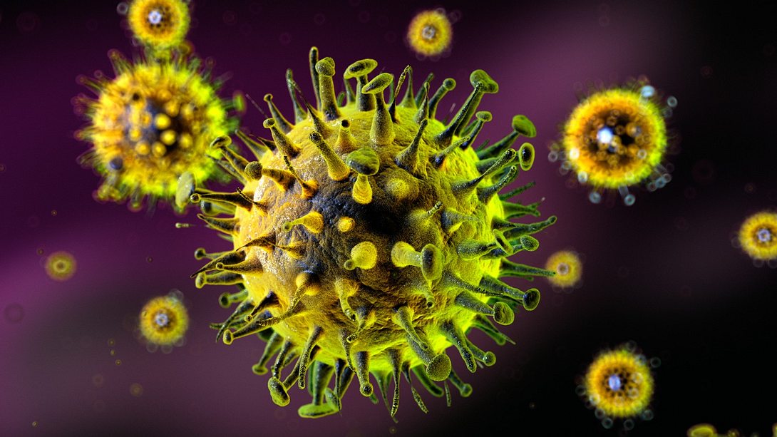 Grafik Grippevirus - Foto: istock/itox