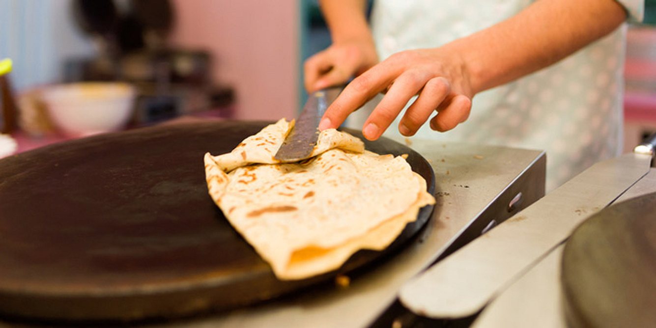 Crepes sind eine gesunde Alternative auf dem Weihnachtsmarkt