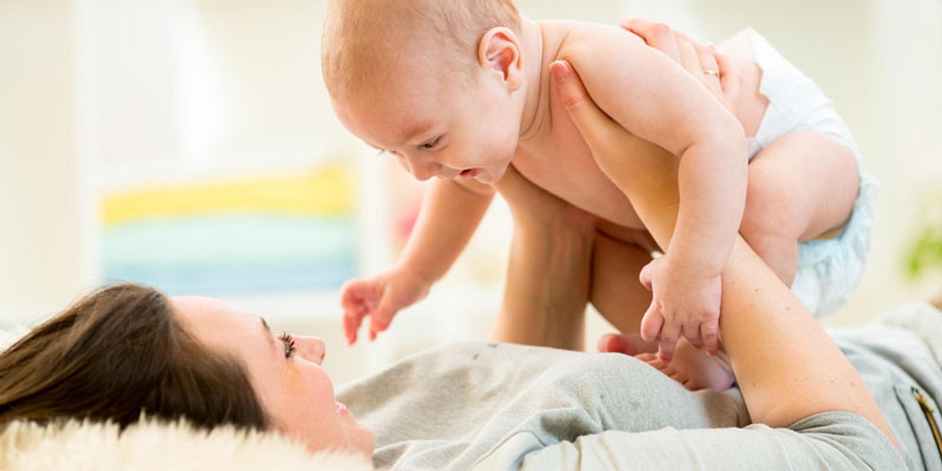 Mutter mit Baby