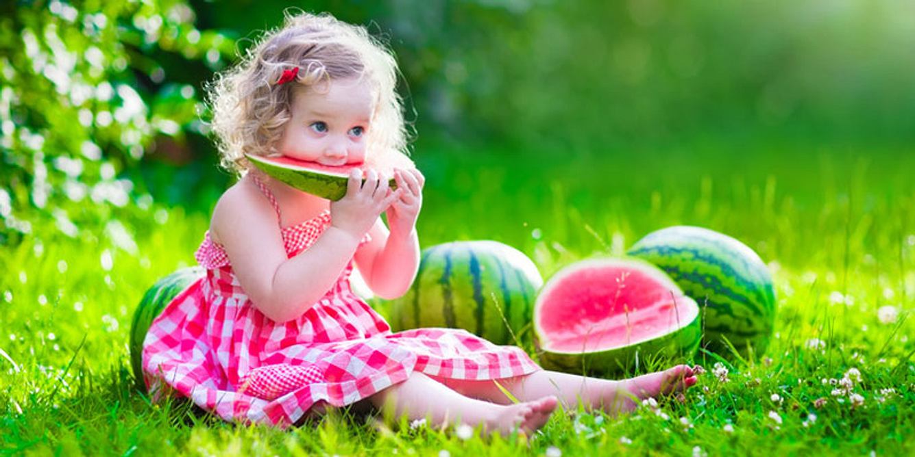 Melone im Sommer