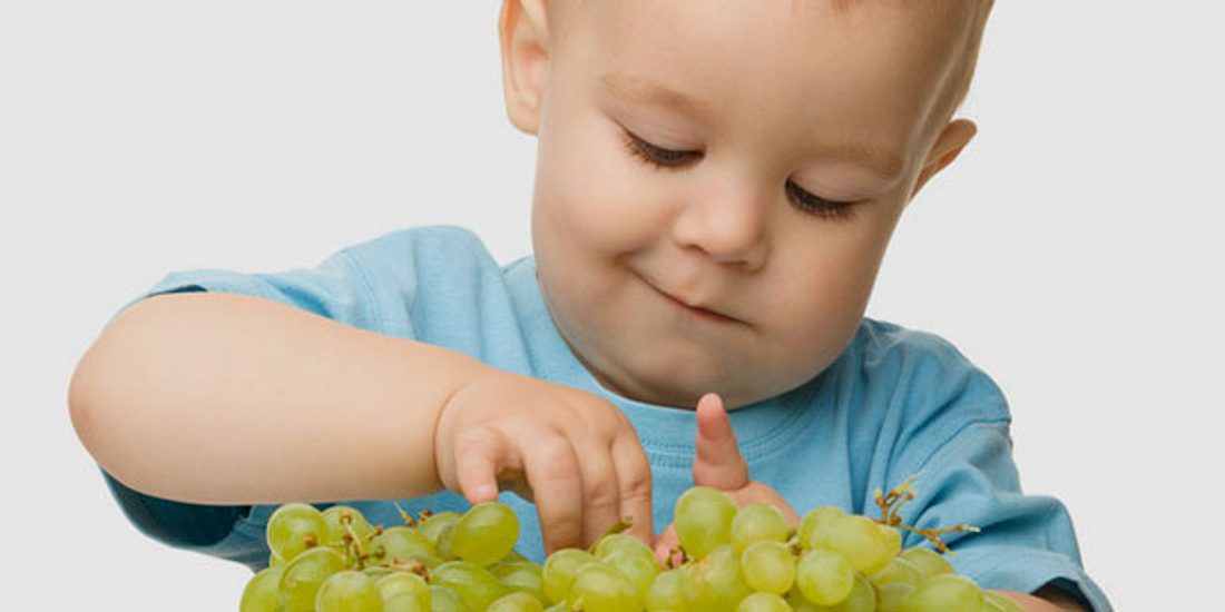 An Trauben können Kleinkinder ersticken