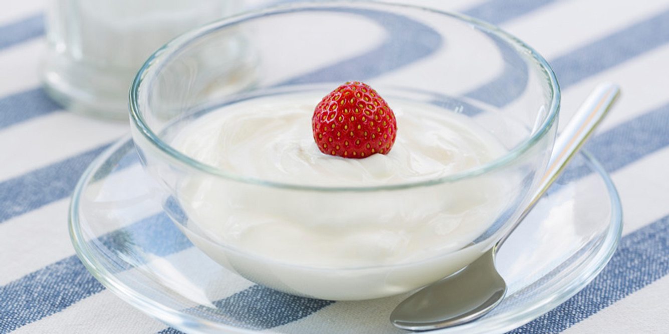 Magerquark enthält Eiweiß