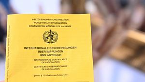 Gelbes Impfheft - Foto: IMAGO/Lobeca