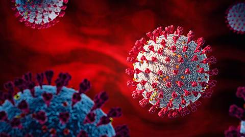 Coronavirus-Graphik - Foto: istock/HT-Pix