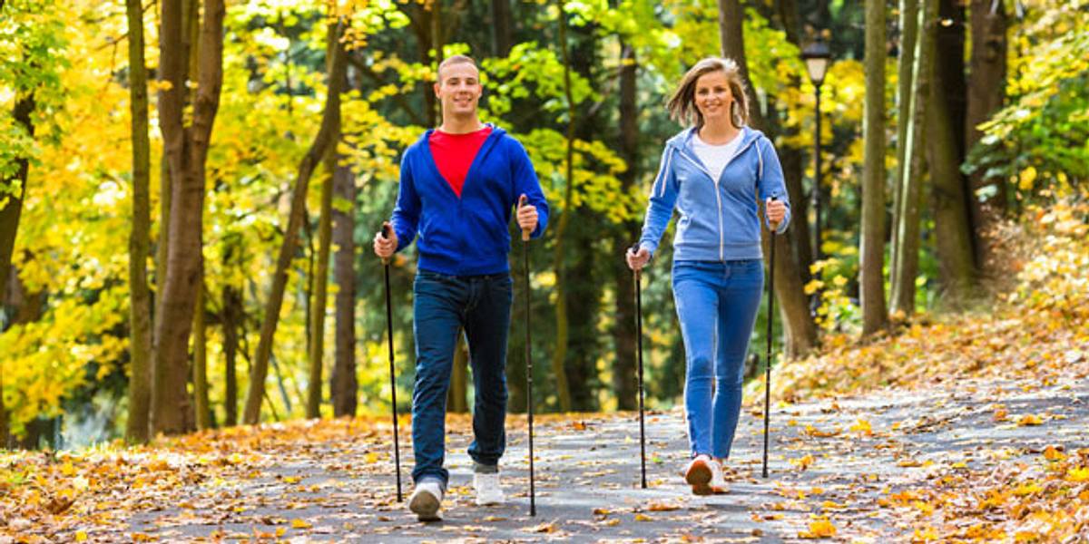 Nordic Walking kann Beschwerden bei Fibromyalgie lindern