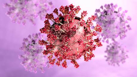 Coronavirus vor lila Hintergrund - Foto: iStock/Naeblys