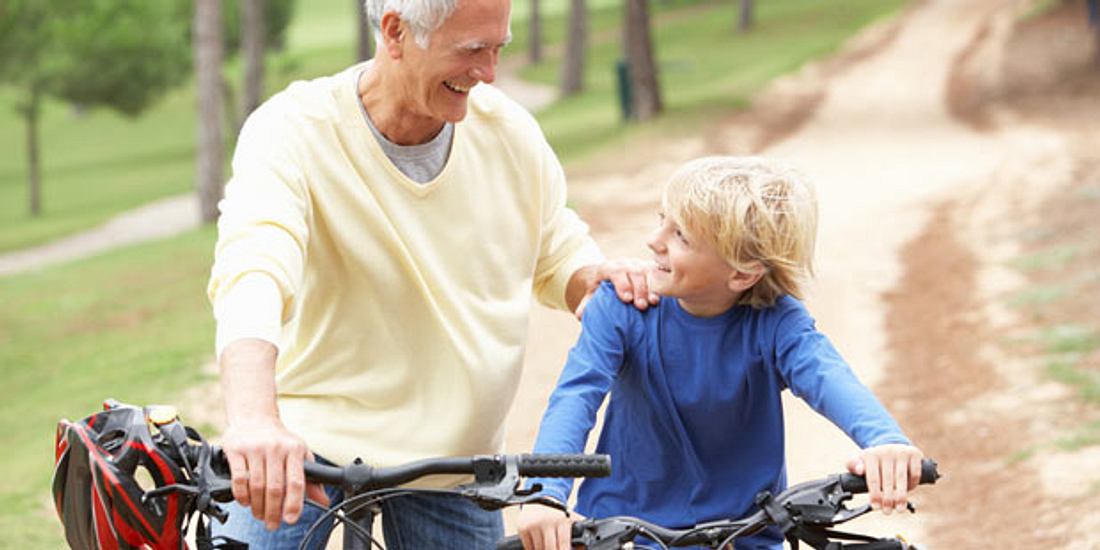 Radfahren im Alter ist gesund