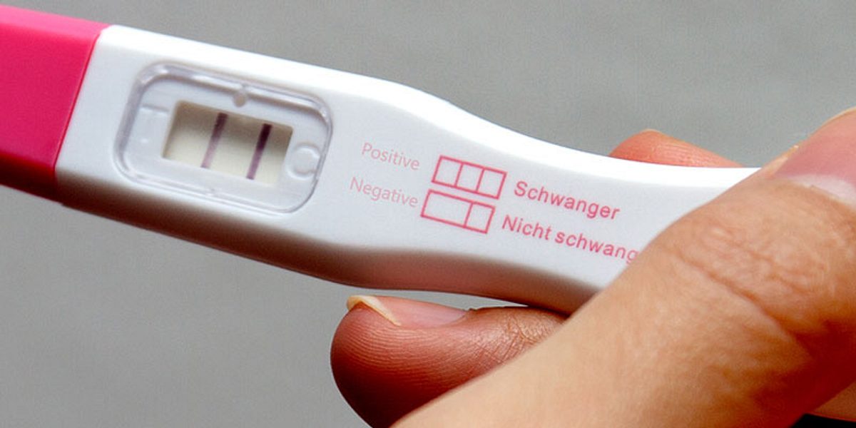 Schwangerschaftstest positiv