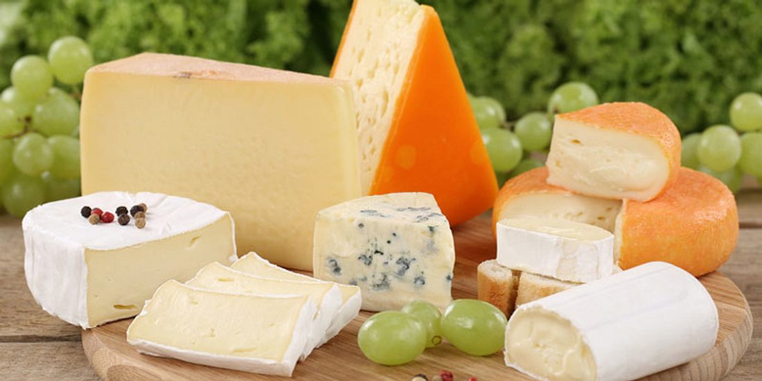 Käse ist der Spitzenreiter im Bereich des Tryptophangehalts
