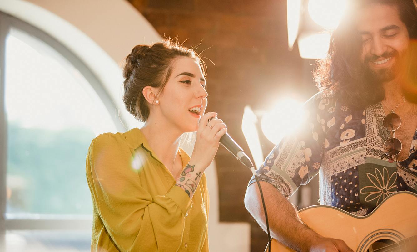 Singen trainiert die Stimme