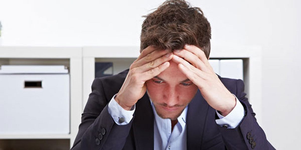 Stress ruft Pickel hervor