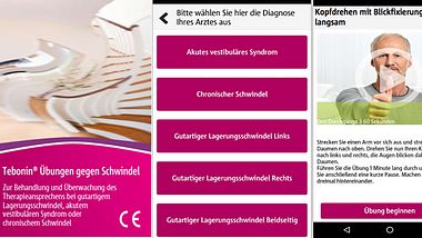 App „Tebonin Übungen gegen Schwindel“ - Foto: Dr. Willmar Schwabe GmbH & Co. KG