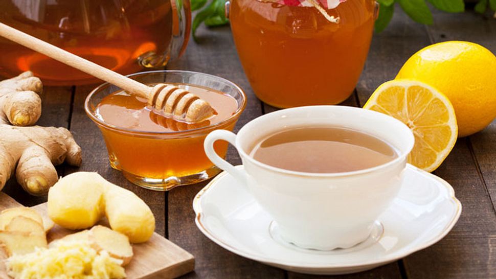 Tee mit Honig und Ingwer - Foto: Fotolia