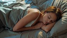 Eine Frau schläft - Foto: iStock/Geber86