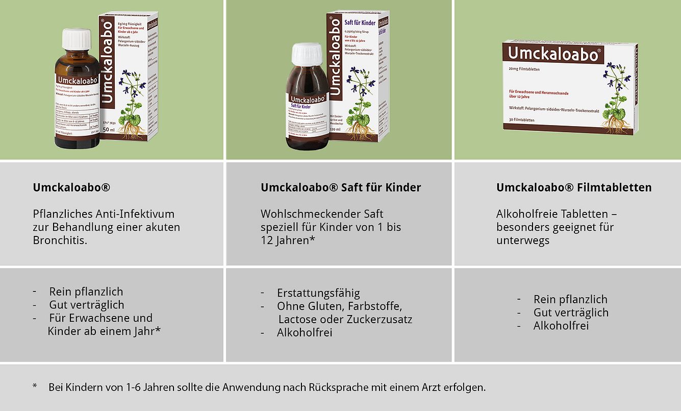 Übersicht über Umckaloabo