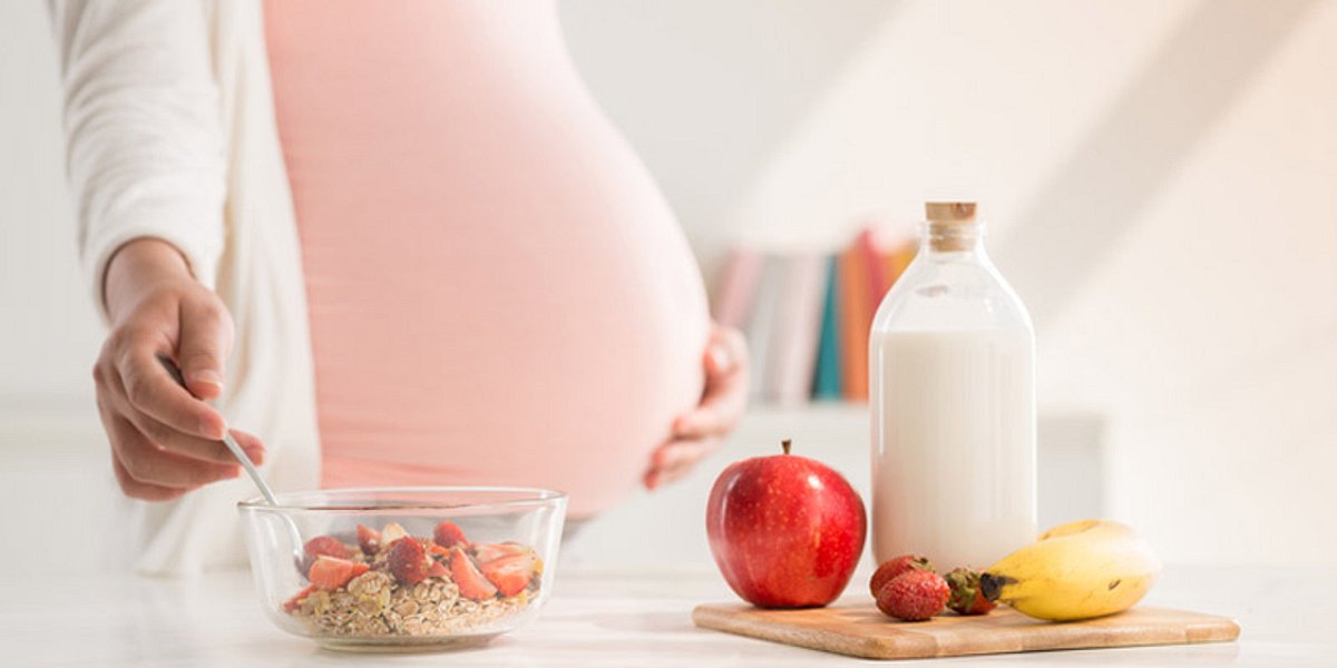 Mit einer ausgewogenen Ernährung kann eine Frau einer Schwangerschaftsvergiftung vorbeugen
